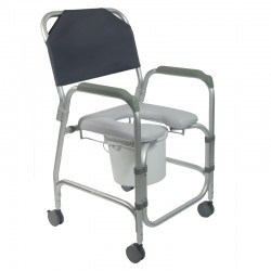 Chaise de douche et toilettes